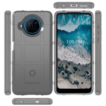 Rugged Shield 3.2mm Thick TPU Case Cover Grey For Nokia X100 - $8.56