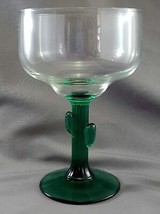 Libbey Cozumel Margarita Glass 12 oz Cactus Stem Cocktail - £12.38 GBP