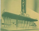Tiny&#39;s Restaurant Menu North Sutter Stockton California 1950 For Men Onl... - $97.02