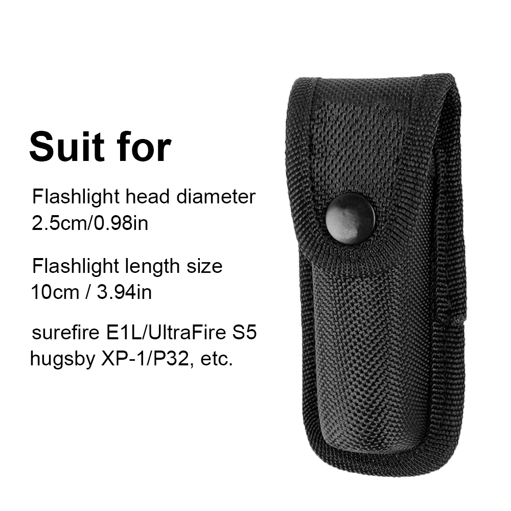  Molle Flashlight Holster LED Flashlight Pouch Duty Belt Torch Carry Case Multit - £86.63 GBP