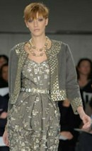 $3,990 New Oscar De La Renta Camel Wool Crystal Gorgeous Couture Runw Coat 16 - £801.05 GBP