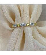 0.50 Karat Runde Marquise Kunstdiamanten Grown Diamant Ehering 14k Gelbg... - $500.32