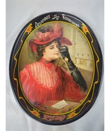 Coca-Cola Coke Tin Serving Tray Gibson Girl 1908 Calendar Lady 1987 - £69.24 GBP