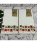 Hallmark Vintage Paper Bridge Table Cover New Lot of 2 Card Suit Print P... - $369.20 MXN
