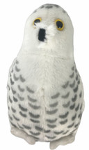 K&amp;M International 8&quot; Plush Spotted Owl White &amp; Gray With Sound - £17.94 GBP