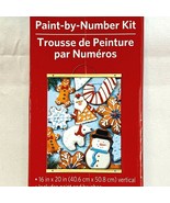 Artist&#39;s Loft Paint By Number Kit 16x20 inches Christmas Cookies 46 Pieces - £15.39 GBP