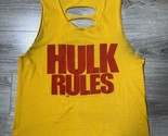 Hulk Hogan Tank Shirt 1988 Hulk Rules WWF Wrestling Single Stitch Vtg - $118.79