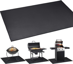 Under BBQ Grill Mat for Outdoor Charcoal, Flat Top, Smokers, Gas Grills 65×39 - £34.64 GBP