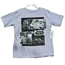 Star Wars Kids 2T Empire Battle Comic Gray Mad Engine Short Sleeve T Shirt New - £9.36 GBP
