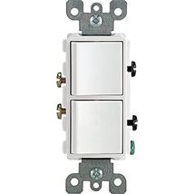 Leviton Swtch 2Sp Grnd 15A Wht - $33.57 CAD