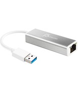 j5create USB 3.0 to RJ45 Gigabit Ethernet Adapter, 10/100/1000 Ethernet LAN - $22.77
