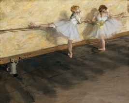 12616.Room Wall Poster.Interior art design.Degas painting.Dancer practice ballet - £12.98 GBP+