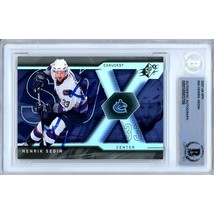 Henrik Sedin Vancouver Canucks Auto &#39;07-08 Upper Deck Spx Hockey Signed BAS Auth - $169.99