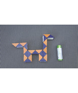 Vintage Soviet USSR Rubik&#39;s Snake Brain Teaser Puzzle Toy Magic Snake - $32.26 CAD