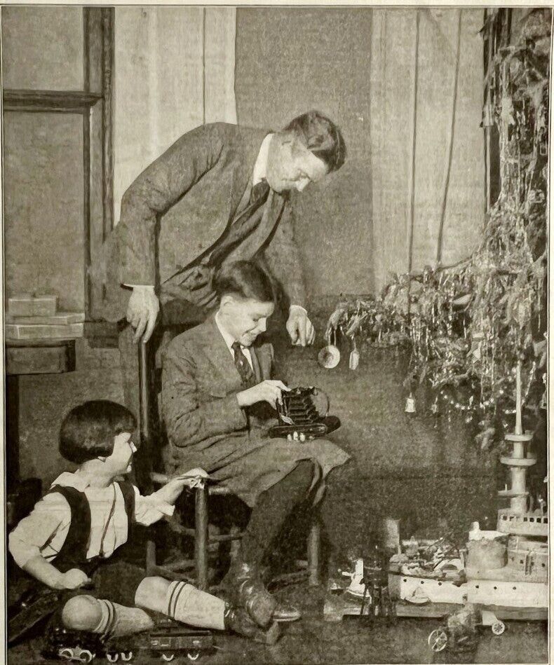 1923 Kodak Brownie Camera Christmas Advertisement Film Ephemera 12 x 7&quot; - $19.99