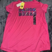 Girls&#39; Short Sleeve &#39;Dance Break&#39; Graphic T-Shirt - All in Motion Pink X... - £3.90 GBP
