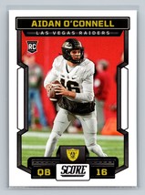 Aidan O&#39;Connell #310 2023 Score Las Vegas Raiders RC - £1.56 GBP