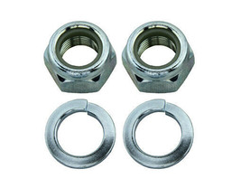 PREMIUM LOWRIDER  2 pieces Trike Axle Nut and Washer set HH-516 In Chrome - £9.46 GBP