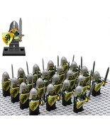 Medieval Green Dragon Knights Army Set 21 Minifigures Lot - £19.94 GBP