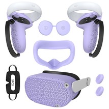 For Oculus Quest 2 Accessories Face Cushion Cover For Quest 2 Contorller Grips L - £32.06 GBP