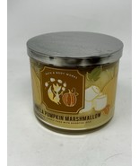 Bath &amp; Body Works Vanilla Pumpkin Marshmallow 3 Wick Candle Scented  14.... - €24,06 EUR