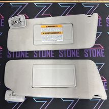 04-08 FORD F150 DRIVER LEFT &amp; PASSENGER RIGHT SUN VISOR VISORS SET PAIR ... - $50.96