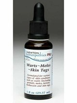 NEW Newton RX Homeopathic PRO Warts Moles Skin Tags Gluten Free Supplement 1oz - $23.73