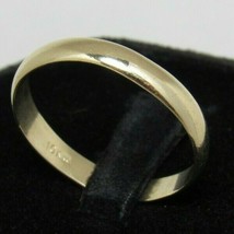 10K Yellow Gold Rounded Wedding Band 3mm Anniversary Sz 10.25 Ring 2.2g M/W - £103.88 GBP