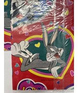 Vintage Valentines Day Gift Wrap Looney Tones 3 Square Wrapping Paper 19... - €17,08 EUR