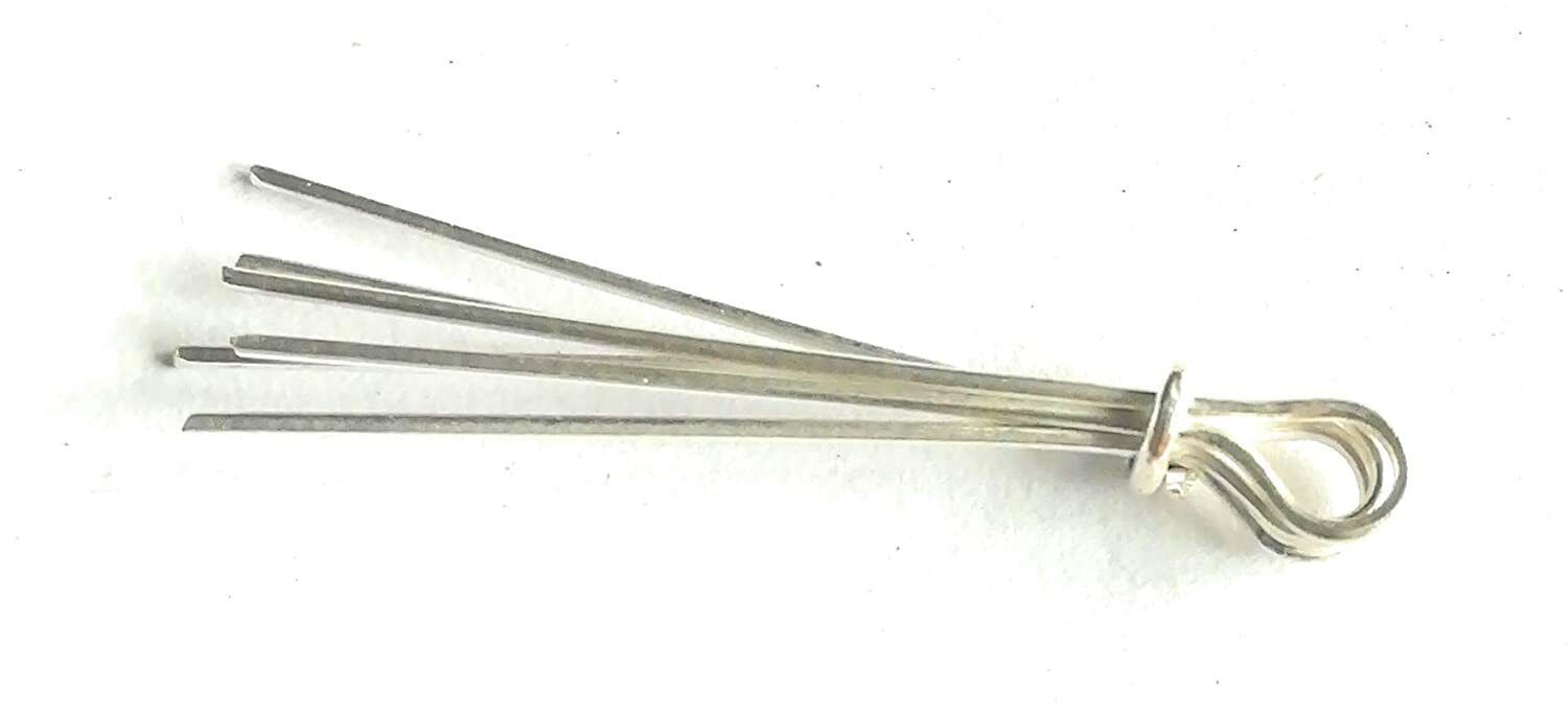 Scopa religiosa indù indù 925 argento 925 per abiti della divinità del t... - $10.91
