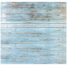 8X8Ft Wood Backdrops For Photography Blue Wood Floor Backdrop Vinyl Baby... - £53.31 GBP