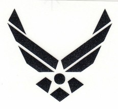 Highly Reflective Black Decal Air Force USAF Fire Helmet Sticker - £2.73 GBP+