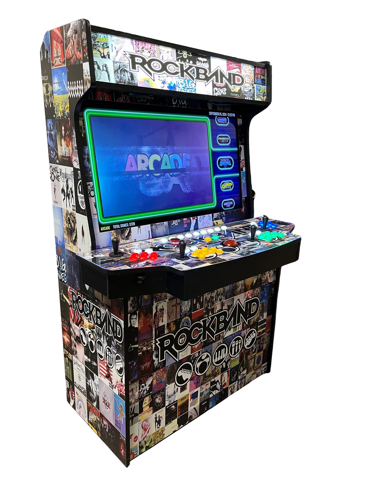Arcade Machine RockBand Fully Loaded 4 Player Upright 43&quot; Monitor! 10,00... - $8,204.87 CAD