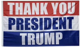 Donald Trump Flag Thank You President Trump 2024 3x5ft banner - £11.78 GBP