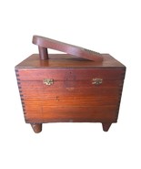 Antique Wooden  Shoe Shine Box Poland Collectible - £235.08 GBP