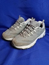 Skechers Womens D lites 11936 Gray Running Shoes Sneakers Size US 10 - £22.34 GBP