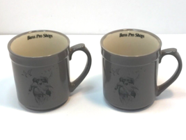 2 BASS PRO SHOP Duck Hunting Dog Coffee Warm Beverage Mugs James Hautman Design - £19.80 GBP