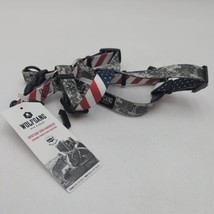 Wolfgang Venture Dog Harness Size Small 5/8 12&quot;-18&quot; Camo / American Flag... - £14.51 GBP