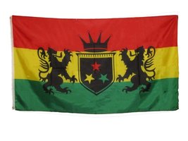 AES 3x5 3x5 Ethiopia Ethiopian w/Lions Crest Flag Banner Grommets Fade Resista - £3.82 GBP