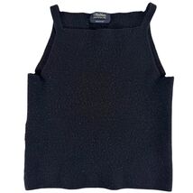 &#39;S MaxMara Virgin Wool Tank Top Black Women&#39;s - Fits XS–S - Made in Italy - $29.99