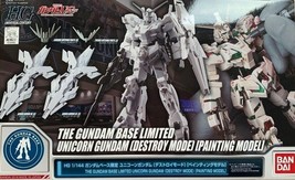 Hg The Gundam Base Limited Unicorn Gundam (Destroy Mode) [Painting Model] - Nib - £42.45 GBP