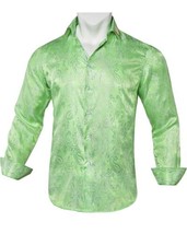 Button Down Shirt Mens Fashion Casual Party Long Sleeve T Vintage Dress ... - $40.91