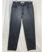 Vintage Levis 550 Made in Mexico Jeans 36x36 Faded Black Relaxed Tapered - $42.99 CAD