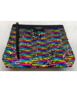 Victoria&#39;s Secret Clutch Bag Purse Flip Sequins Sparkle Zippered New - $171.06 MXN