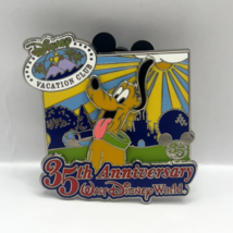 Disney Vacation Club Walt Disney World 35th Anniversary Pin Pluto LE /3500 - £9.33 GBP