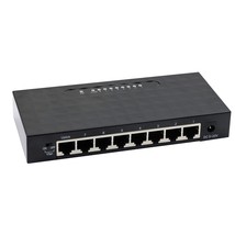8 Port Gigabit Switch Unmanaged 10 100 1000Mbps Network Hub Ethernet Spl... - £47.62 GBP
