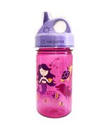 Nalgene Sustain Grip-N-Gulp 12oz Kids Bottle w/ Cover (Pink Mermaid) Sip... - $16.45