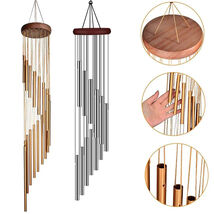 12 Tube Aluminum Wind Chimes Outdoor Bells Home Garden Memorial Gift Decor - $18.29 CAD