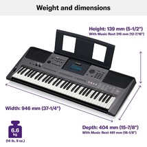 YAMAHA PSR-I500 PORTABLE KEYBOARD WITH ADAPTOR  - $940.84 CAD