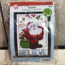 Design Works Crafts Santa Claus Christmas Counted Cross-Stitch Kit #5942 New - $11.88